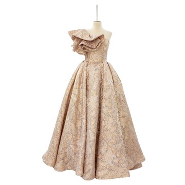 Elegance peach dress