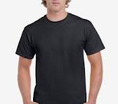 black t-shirt
